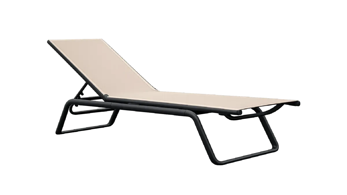 Tumbona de exterior Tampa XL con brazos