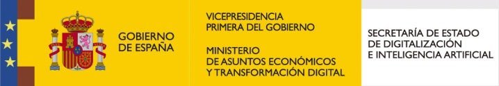 Gobierno de España, Vicepresidencia Primera del Gobierno, Ministerio de Asuntos Económicos y Transformación Digital, Secretaría de Estado de Digitalización e Inteligencia Artificial
